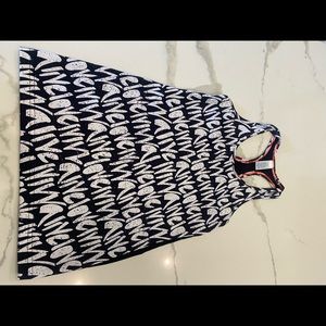 Black and white Ivivva workout tank top size S
